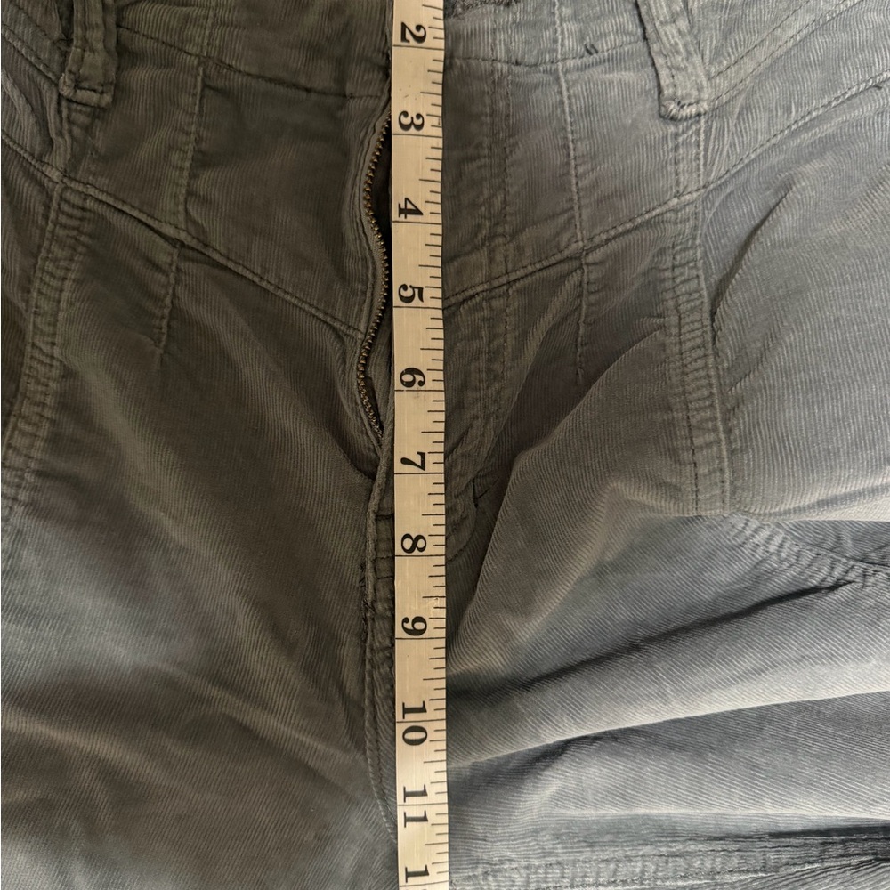 NWT We The Free People Libre Wide Leg Cord Jeans Light Gray Mockingbird Size 27 - Picture 8 of 9
